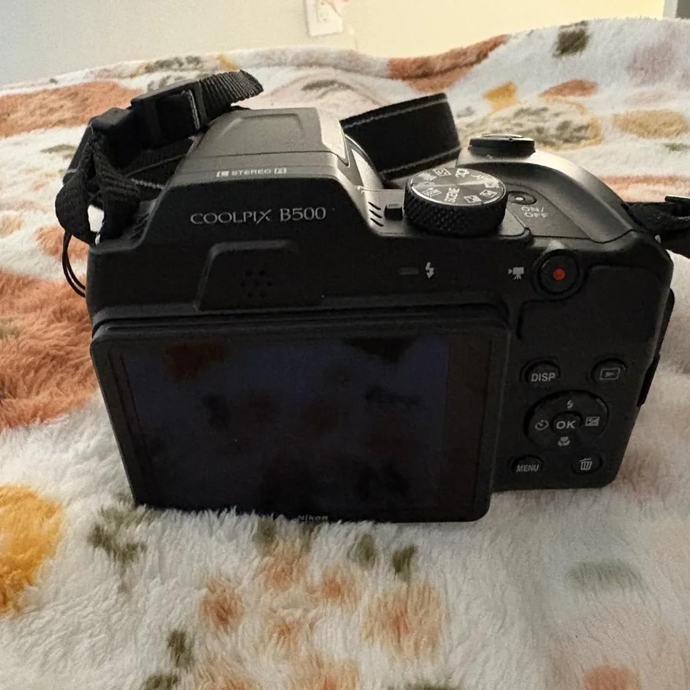 Nikon Black Digital Camera with Strap
